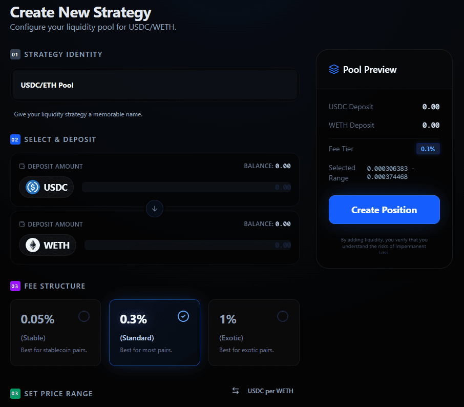 Dpool Dashboard Interface
